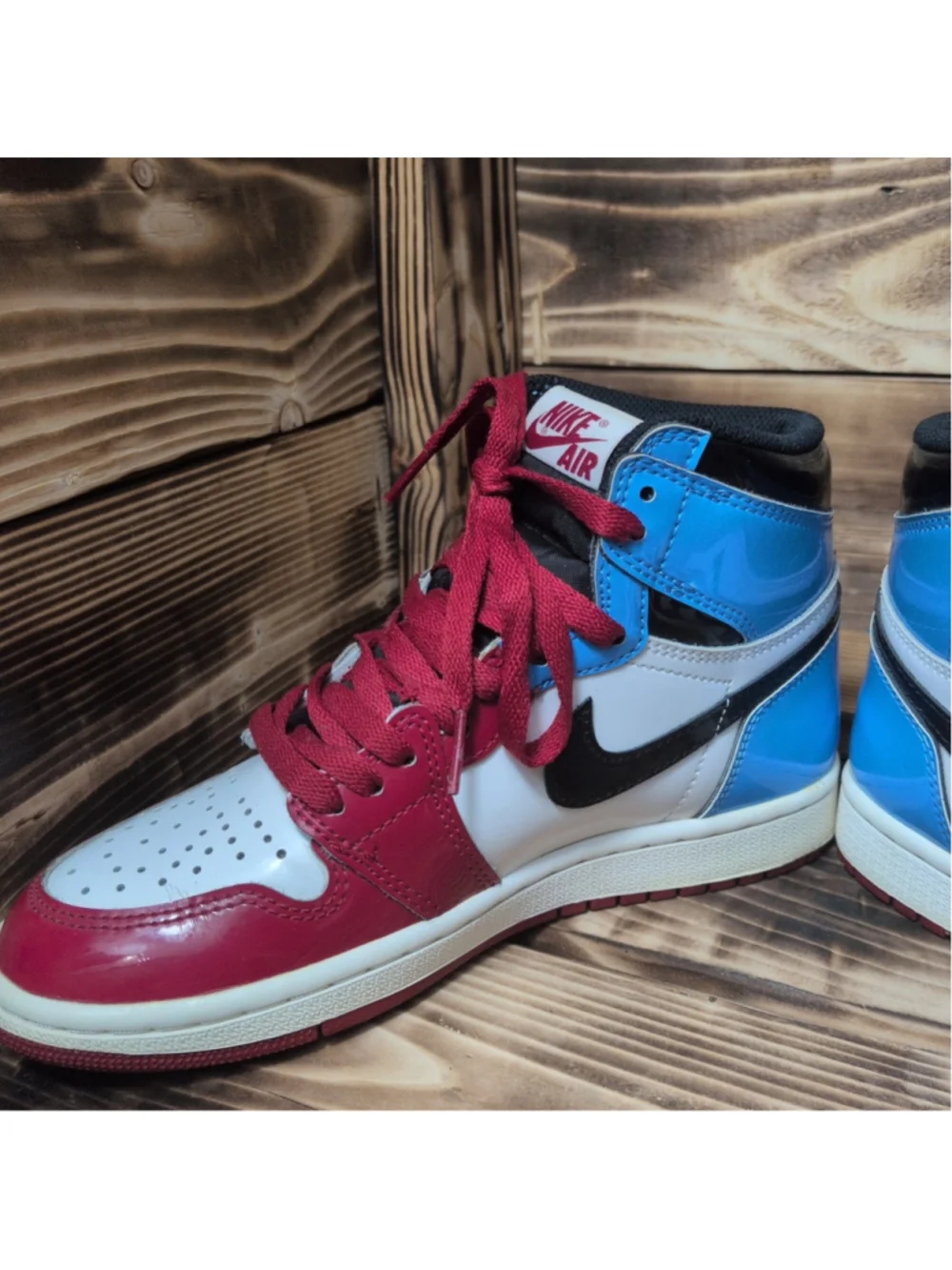 Jordan 1 Retro OG High Fearless Boys Size 5 Basketball Shoes Sneakers CK5666-100